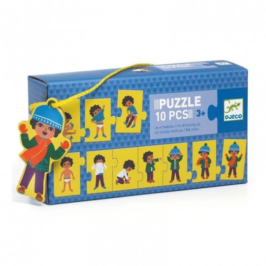 Puzzle frise je m'habille 10 pcs - Djeco Djeco - 2