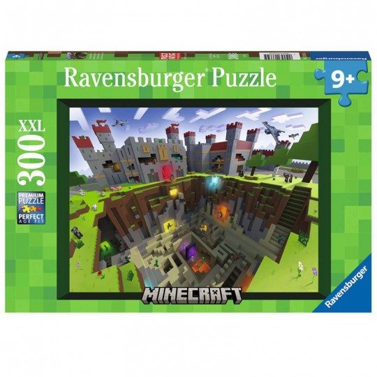 Puzzle Découpe Minecraft - 300 pcs XXL Ravensburger - 1