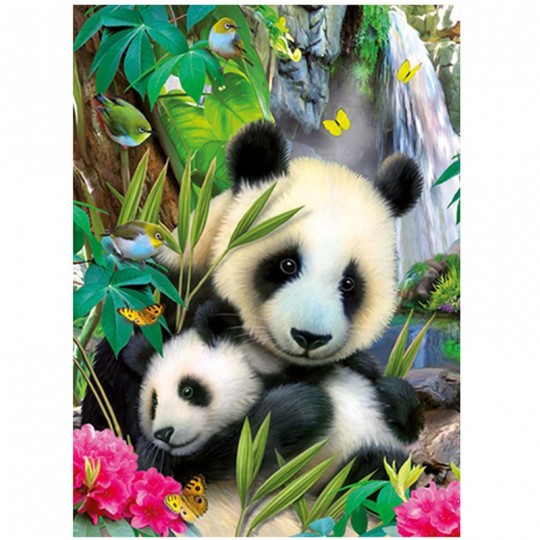 Puzzle Charmants pandas - 300 pcs XXL Ravensburger - 2