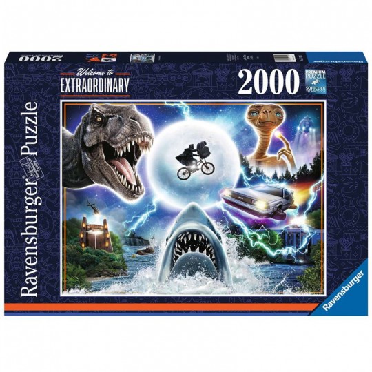 Puzzle Les films cultes d'Universal - 2000 pcs Ravensburger - 2