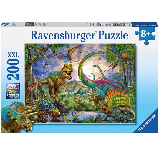 Puzzle Le royaume des dinosaures - 200 pcs XXL Ravensburger - 1