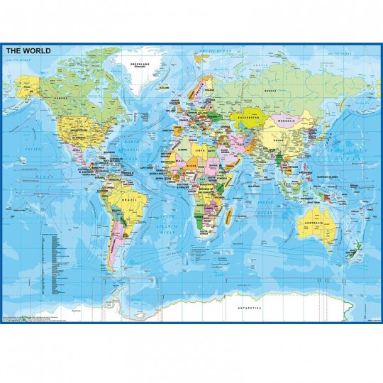 Puzzle Carte du Monde - 200 pcs XXL Ravensburger - 1