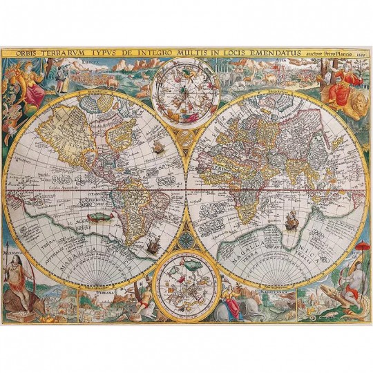 Puzzle Mappemonde 1594 - 1500 pcs Ravensburger - 2