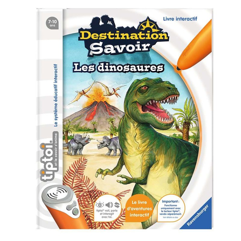Tiptoi - Livre interactif - Les dinosaures - Boutique BCD JEUX