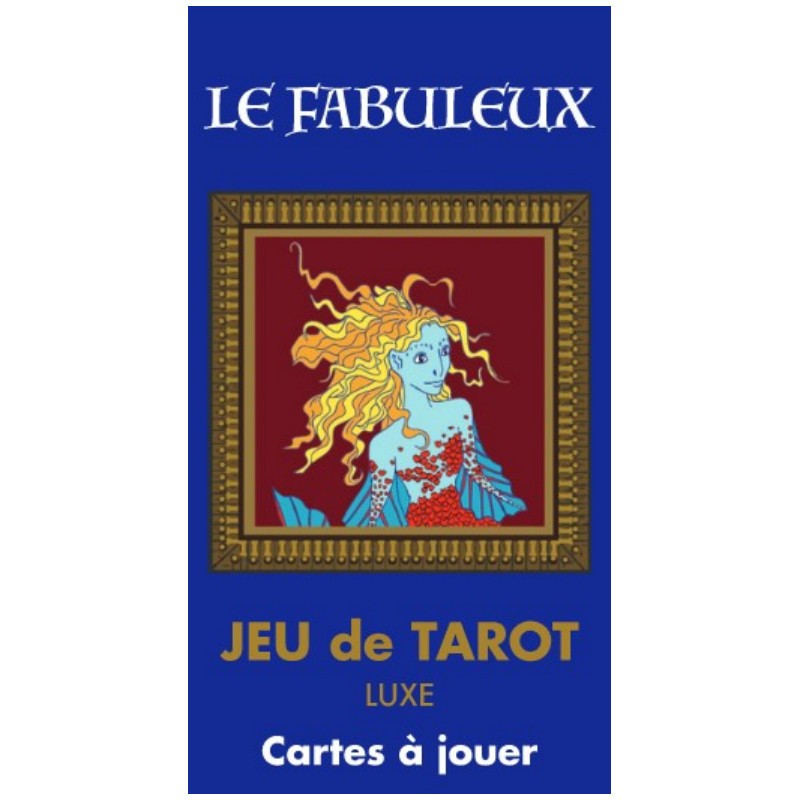 Jeu de 78 cartes Tarot Fournier de luxe Dos bleu - Acheter vos