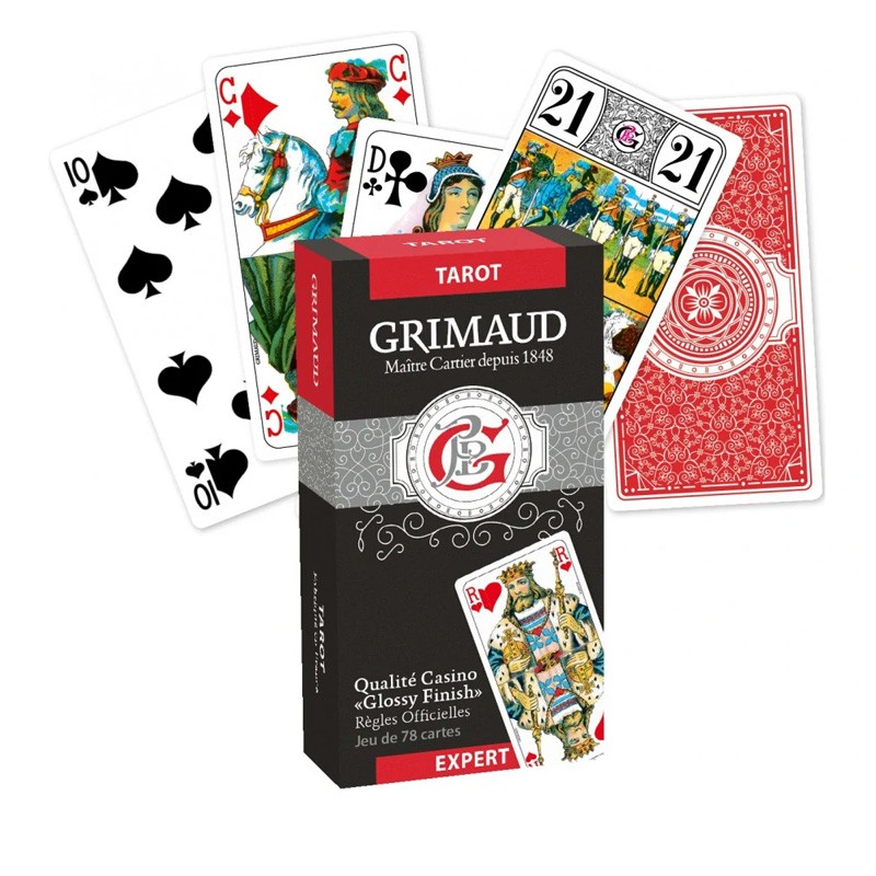 Jeu de 78 cartes Tarot Expert traditionnel - Cartes Grimaud