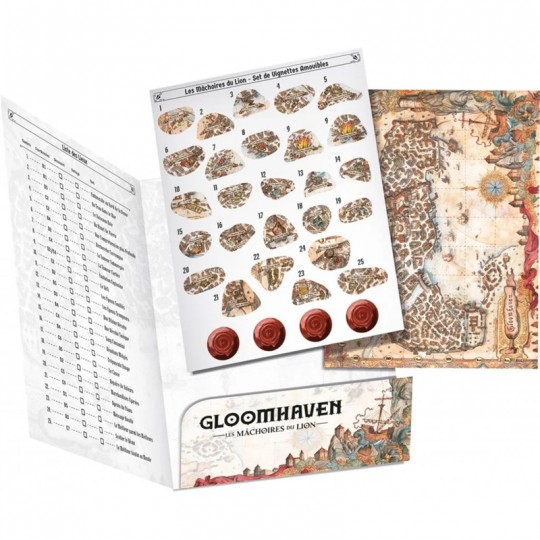 Set de Vignettes Amovibles et Plan - Gloomhaven : Les Mâchoires du Lion Cephalofair Games - 2