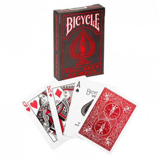 Jeu de 54 Cartes Metalluxe Red - Bicycle Ultimates Bicycle - 1