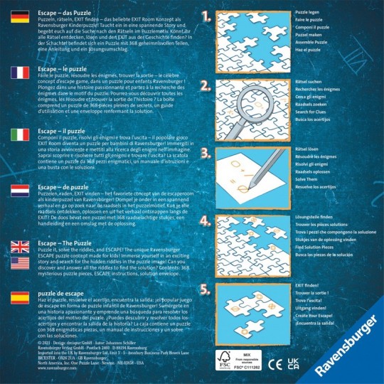 Escape puzzle Kids - L'aventure des pirates Ravensburger - 3