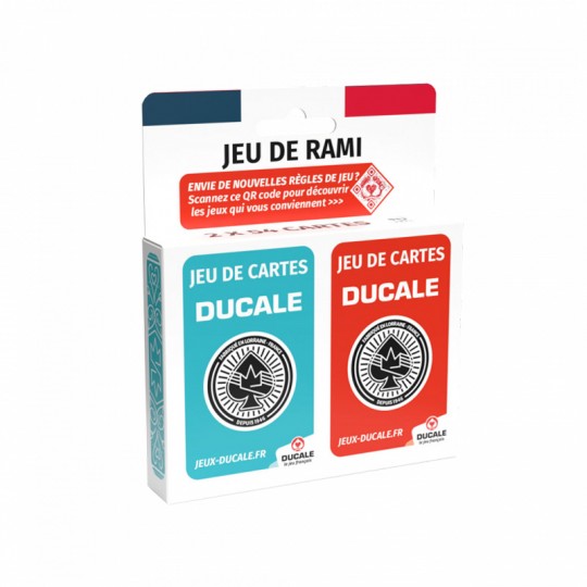 Jeu de Cartes 2 x 54 cartes Rami - La Ducale Ducale - 1