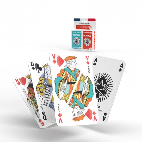 Jeu de Cartes 2 x 54 cartes Rami - La Ducale Ducale - 2