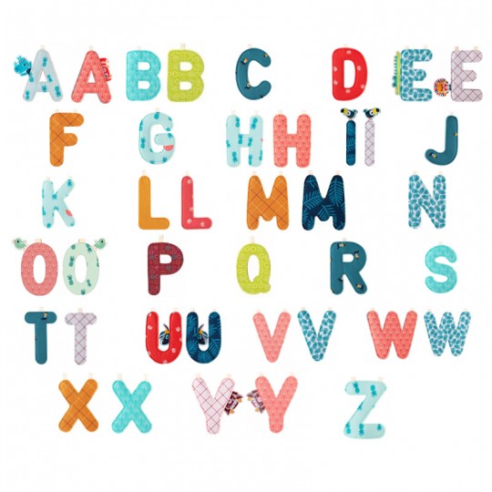 Lettres de l'Alphabet en tissu - Lilliputiens Lilliputiens - 1