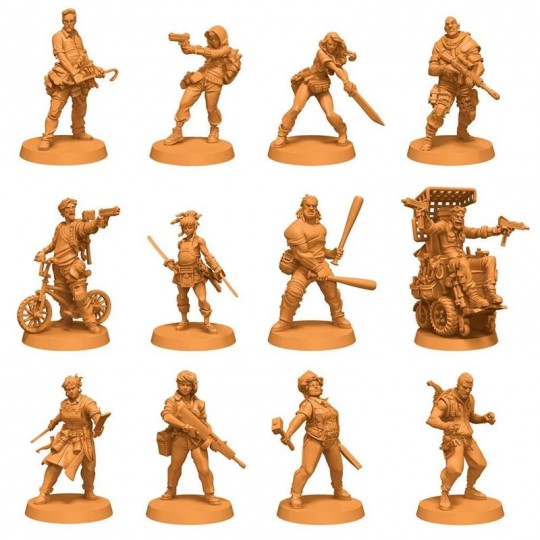 Zombicide (Saison 1) 2nde Édition : Extension Survivants de Chronicles CMON - 2