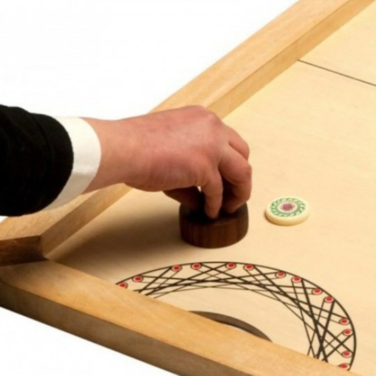 Shuffle Puck Mango 90 cm Carrom Art - 2