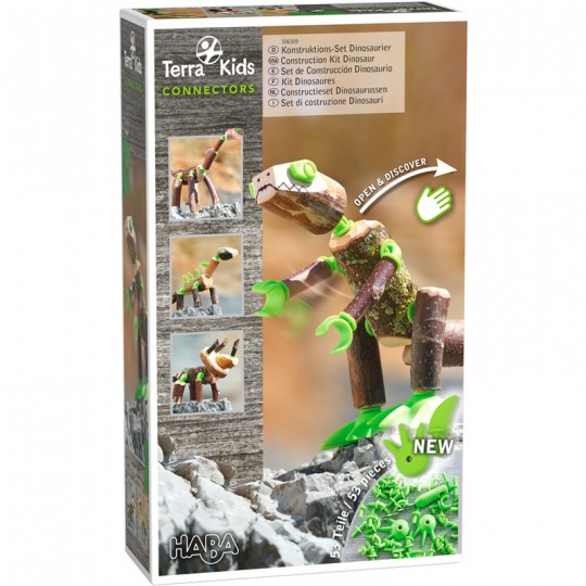 Terra Kids Connectors - Kit Dinosaures Haba - 2