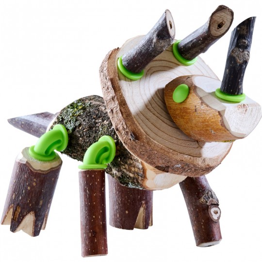 Terra Kids Connectors - Kit Dinosaures Haba - 3