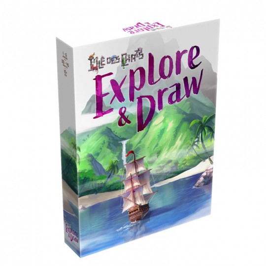 L'Île des Chats - Explore & Draw Lucky Duck Games - 1