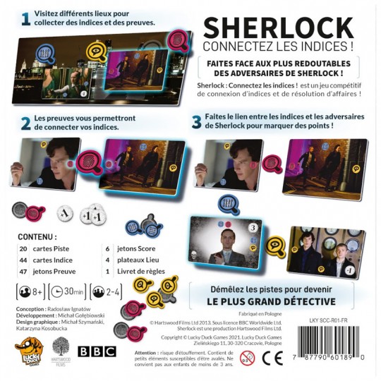 SHERLOCK - Connectez les indices Lucky Duck Games - 3