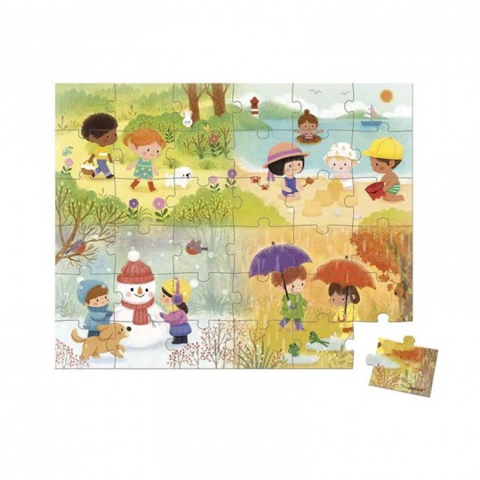 Puzzle Les Saisons - 36 pcs - Janod Janod - 2