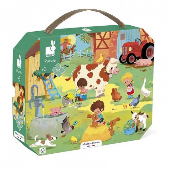 Puzzle Une Journée à la Ferme - 24 pcs - Janod Janod - 1