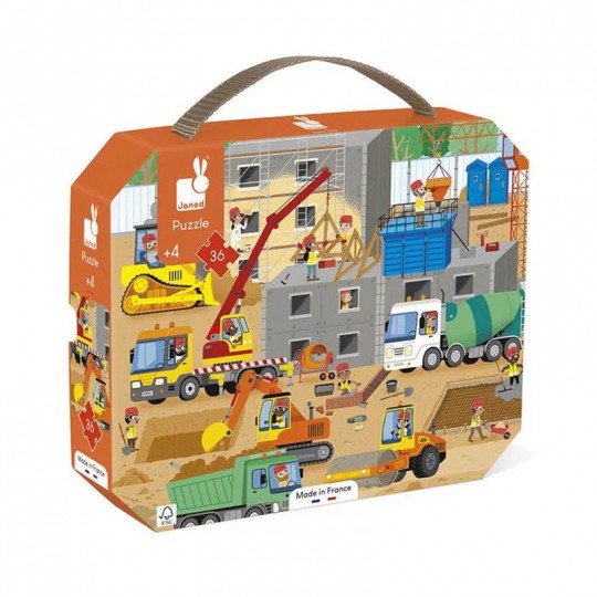 Puzzle Chantier - 36 pcs - Janod Janod - 1