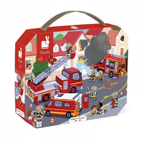 Puzzle Pompiers - 24 pcs - Janod Janod - 1