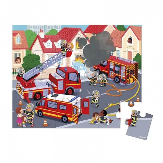 Puzzle Pompiers - 24 pcs - Janod Janod - 2