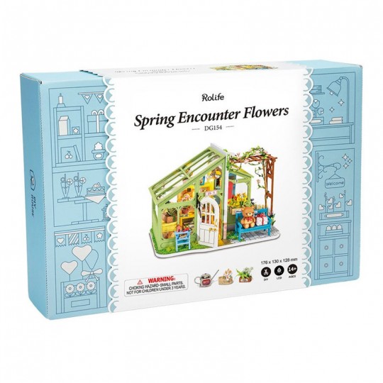 Spring Encounter Flowers Fleuriste - Miniatures 3D DIY Rolife Rolife - 3