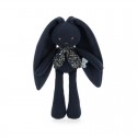Lapinoo : Pantin lapin Bleu nuit 25 cm - Kaloo kaloo - 1 Lapinoo : Pantin lapin Bleu nuit 25 cm - Kaloo kaloo - 1