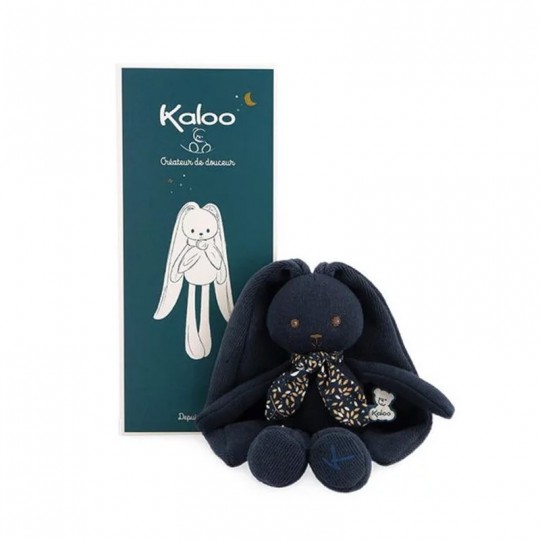 Lapinoo : Pantin lapin Bleu nuit 25 cm - Kaloo kaloo - 2