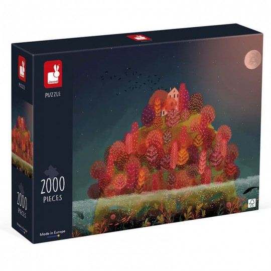 Puzzle Automne Rouge 2000 pcs - Janod Janod - 1