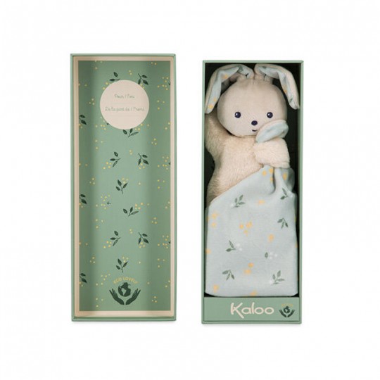 Carré douceur : Doudou lapin Bouquet d'agrumes 17 cm - Kaloo kaloo - 2