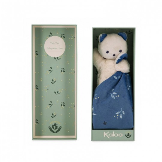 Carré douceur : Doudou ours Noctambule 17 cm - Kaloo kaloo - 2