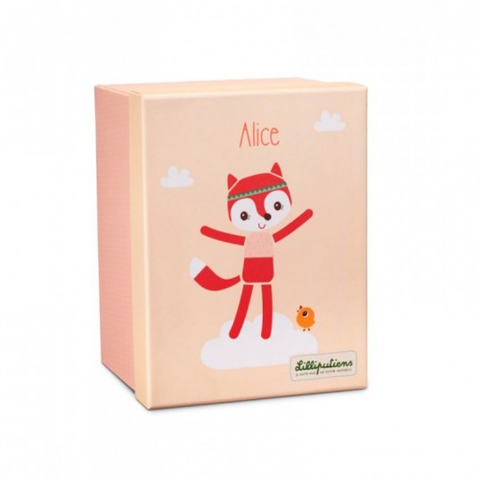 Alice peluche câline en coton bio 26cm - Lilliputiens Lilliputiens - 2