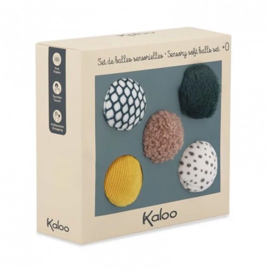 Stimuli : Balles sensorielles pour bébé - (Set de 5) - Kaloo kaloo - 2