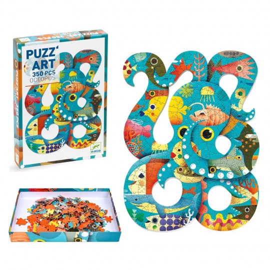 Puzz'Art - Octopus - 350 pcs Djeco - 2