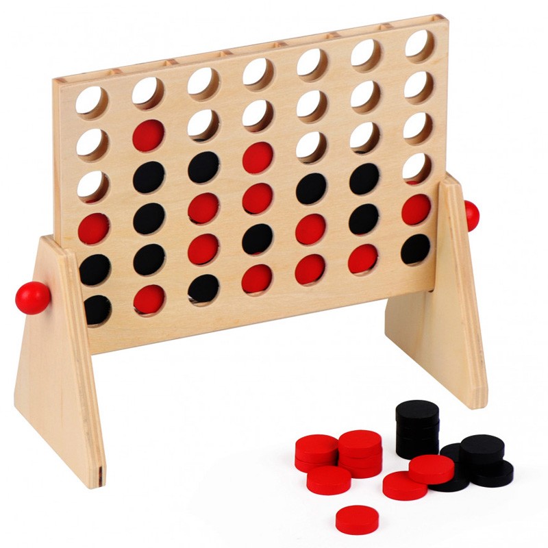 Puissance 4 3D en bois - Un jeu Holz-Bi-Ba-Butze - boutique BCD JEUX