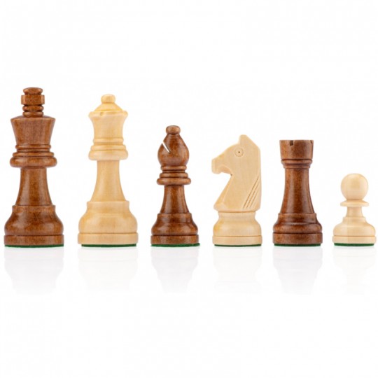 Pièces d'échecs T3 avec coffret en bois - Cases 40mm Loisirs Nouveaux - 2