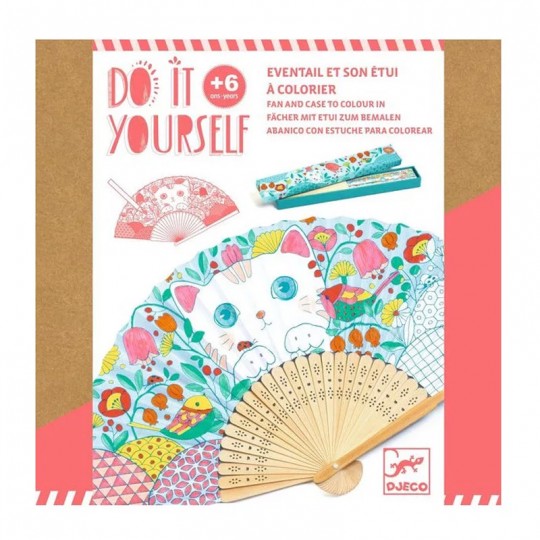 Eventail à colorier Koneko Do it Yourself - Djeco Djeco - 7