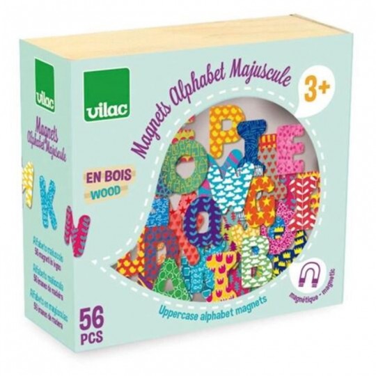 Magnets Alphabet majuscule 56 pcs - Vilac Vilac - 1