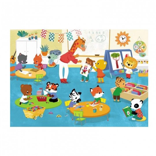 Puzzle Bois Michèle Wilson - Vive la Maternelle - 12 pcs Puzzle Michèle Wilson - 2