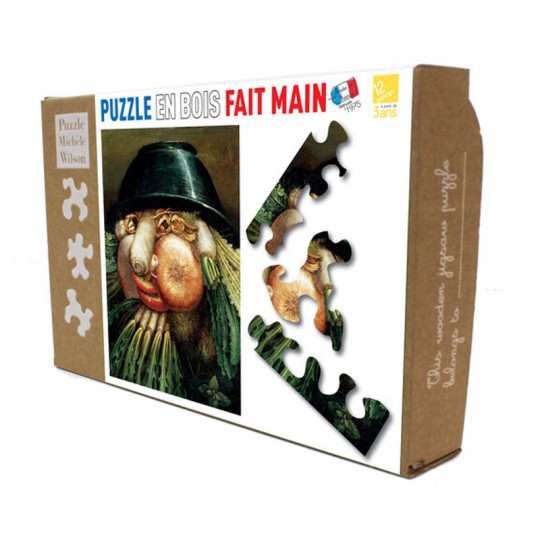 Puzzle Bois Michèle Wilson - L'Homme Potager - 12 pcs Puzzle Michèle Wilson - 1