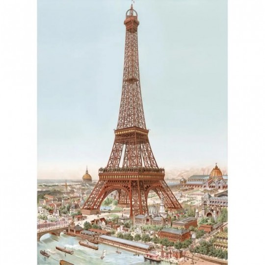 Puzzle bois Michèle Wilson - La Tour Eiffel par Tauzin - 80 pcs Puzzle Michèle Wilson - 2