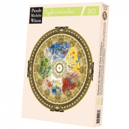 Puzzle bois Michèle Wilson - Plafond de l'Opéra de Paris - 80 pcs Puzzle Michèle Wilson - 1