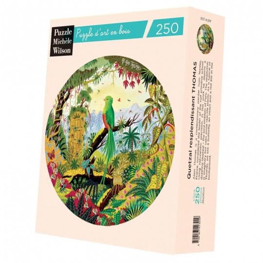 Puzzle Bois Michèle Wilson - Quetzal Resplendissant - 250 pcs Puzzle Michèle Wilson - 1