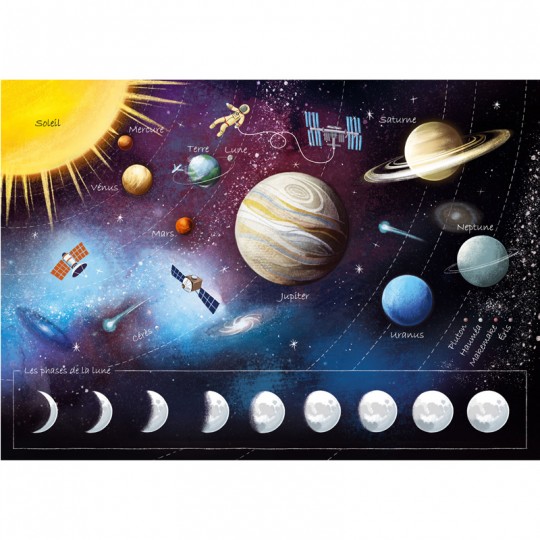 Puzzle Bois Michèle Wilson - Les Planètes - 100 pcs Puzzle Michèle Wilson - 2