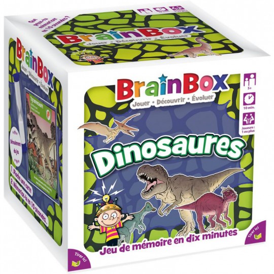 BrainBox Dinosaures green board games - 1