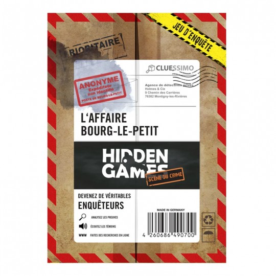 Hidden Games - L'Affaire Bourg-Le-Petit Hidden Games - 1