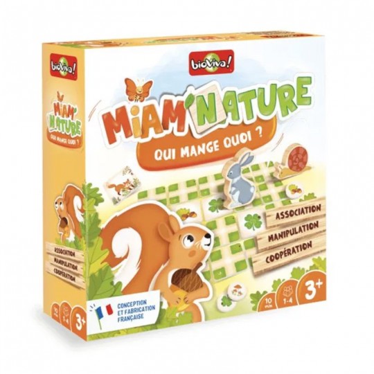 Récré Nature - Miam'Nature : Qui mange quoi ? Bioviva Editions - 1