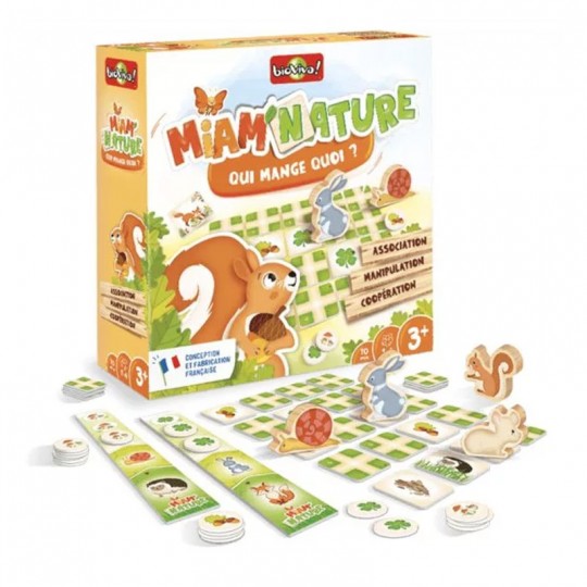 Récré Nature - Miam'Nature : Qui mange quoi ? Bioviva Editions - 2